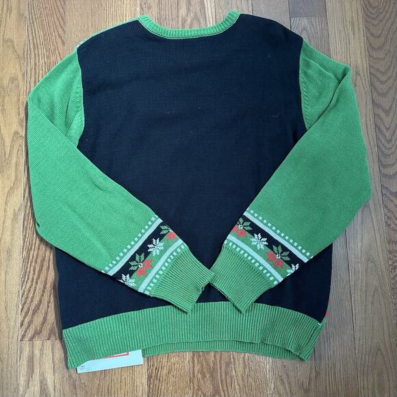 RICK AND MORTY UGLY CHRISTMAS SWEATER pickle Rickmas's X Large NWT - Picture 6 of 6